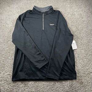 Nike Golf‎ Sweater Mens XL Black Performance 1/4 Zip Classiccore Casual Pullover